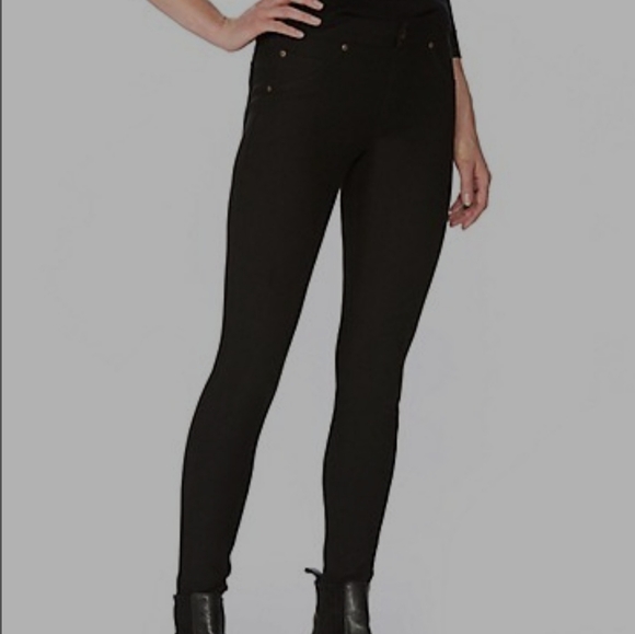 Fleece Lined Denim Leggings size S - Picture 3 of 8